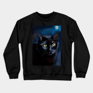 cat eyes Crewneck Sweatshirt